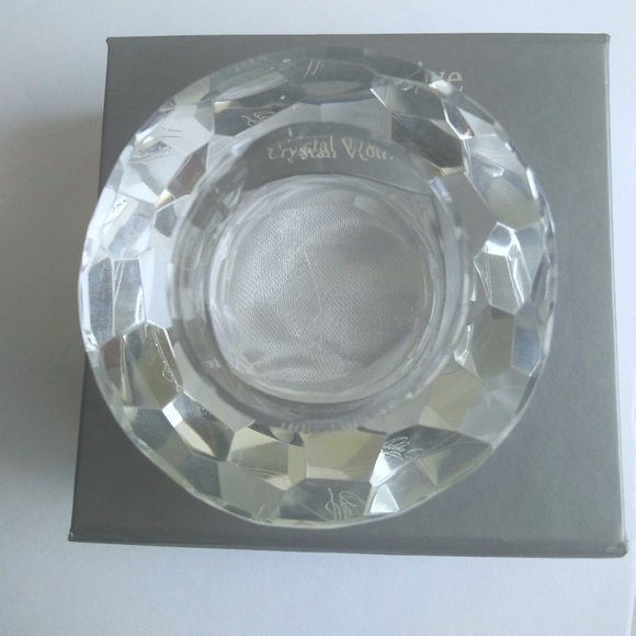 Crystal Votive Glass Candle Holder in Box - Picture 2 of 8